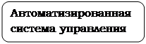 Скругленный прямоугольник: Автоматизированная система управления