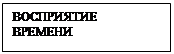 Подпись: ВОСПРИЯТИЕ ВРЕМЕНИ 