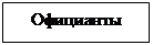 Подпись: Официанты