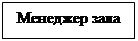 Подпись: Менеджер зала