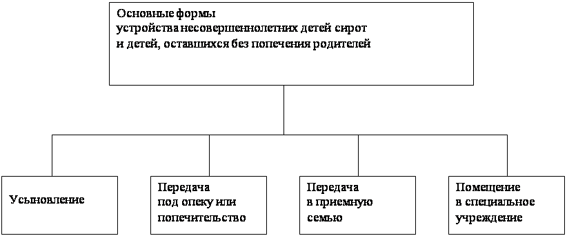 Дипломная работа: Формы воспитания детей, оставшихся без попечения родителей